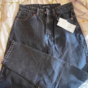 Zara classic mom fit jeans